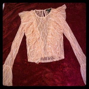 Lacy pink top